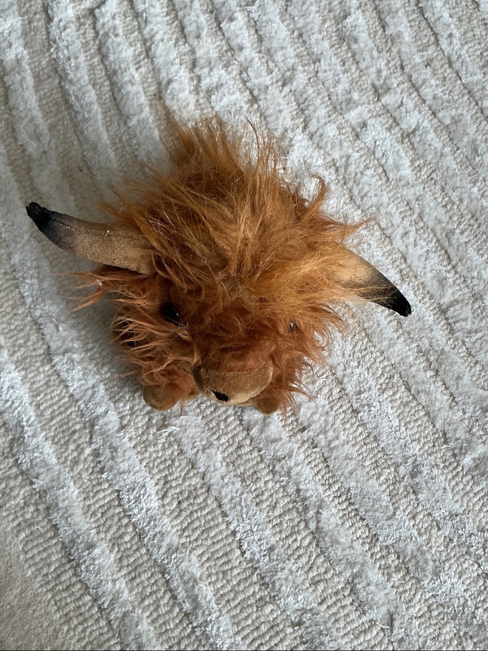 Plush Small Pet Toy - Brown Fluffy Animal Chew Toy